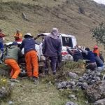 Huancavelica: Engineer and two workers die after truck rolls over