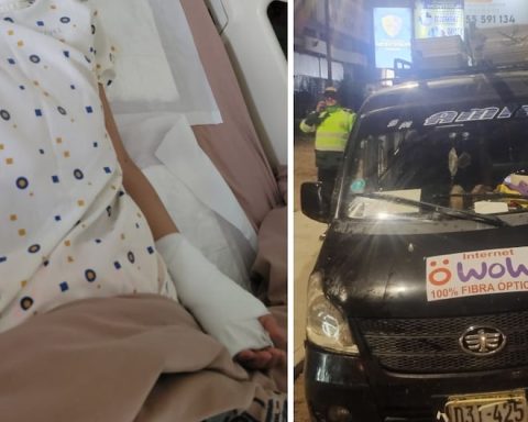 Huancayo: Car crashes into salchipapa cart and girl ends up with third-degree burns