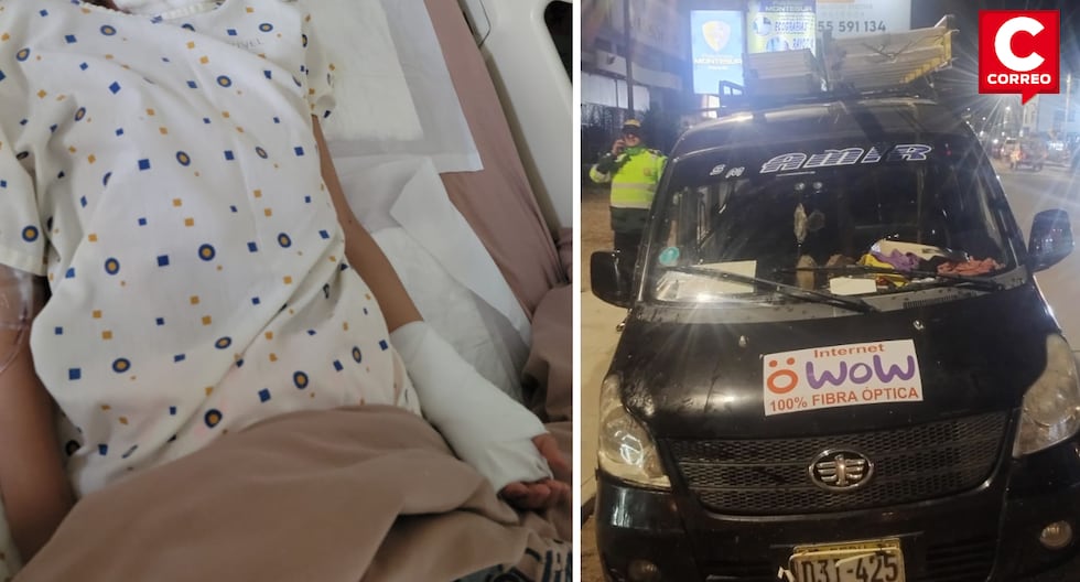 Huancayo: Car crashes into salchipapa cart and girl ends up with third-degree burns