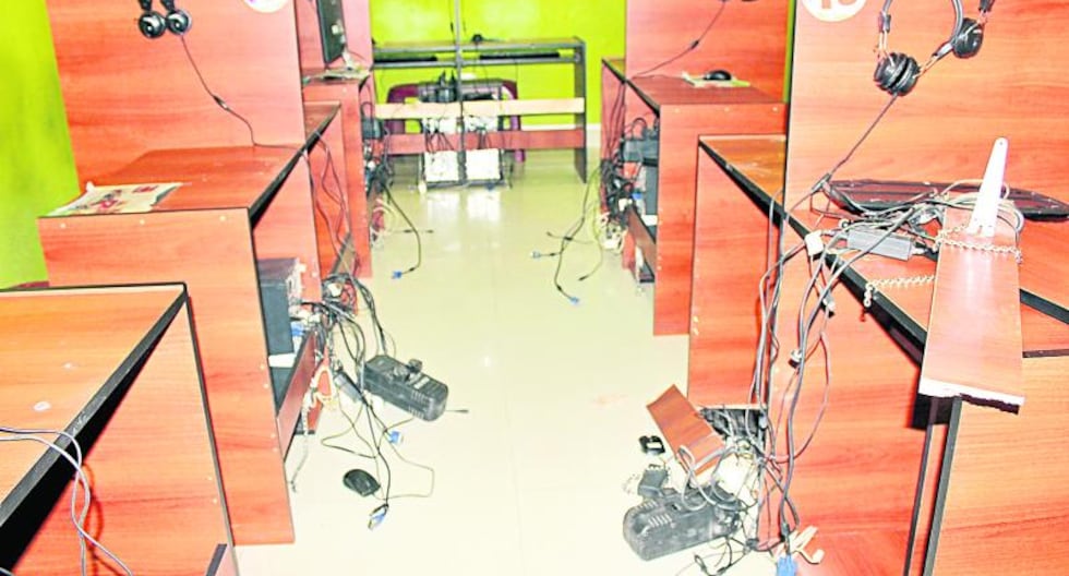 Huancayo: Equipment stolen from an Internet Lan Center valued at more than S/100 thousand