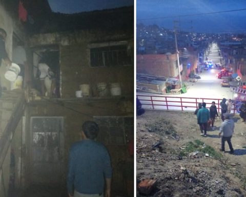 Huancayo: Fire consumes housing made of rustic material