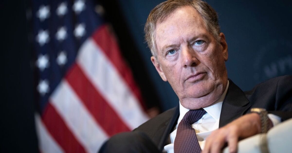 In doubt, Rob Lighthizer's return to the US trade office