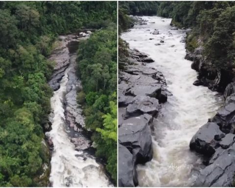 In this municipality is the narrowest part of the Magdalena River, less than three meters wide.