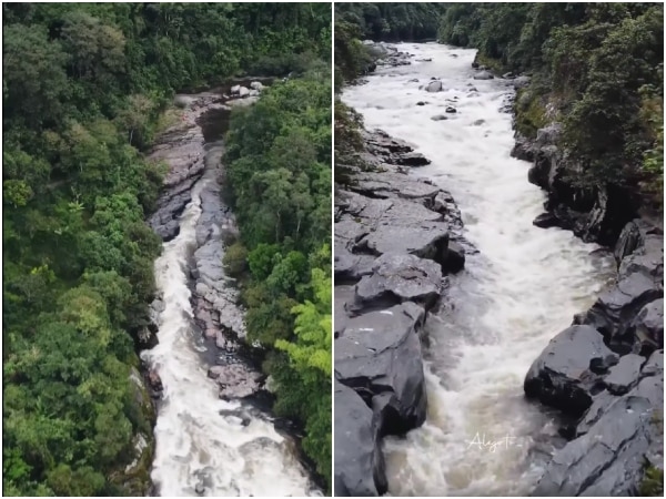 In this municipality is the narrowest part of the Magdalena River, less than three meters wide.