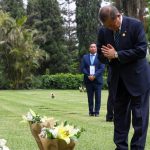 Japanese Prime Minister Shigeru Ishiba visited the grave of Alberto Fujimori