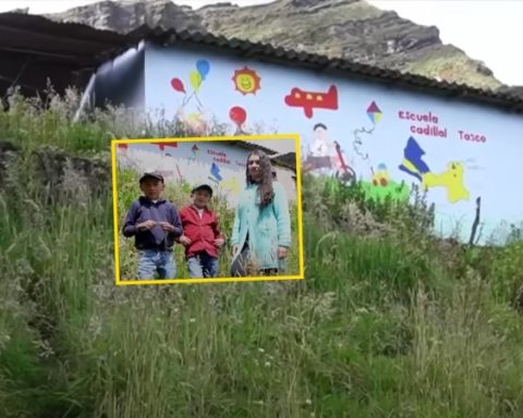 Johana, the teacher who faces great challenges teaching her only two students in a remote corner of Colombia