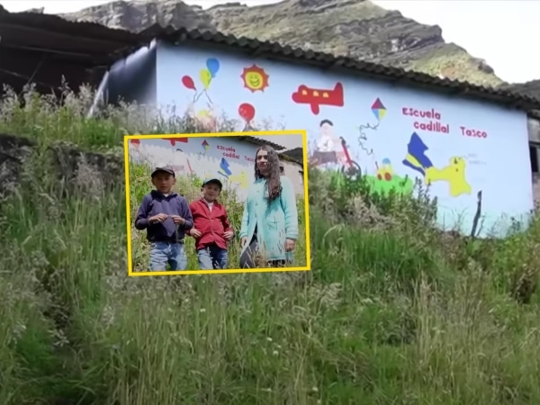 Johana, the teacher who faces great challenges teaching her only two students in a remote corner of Colombia