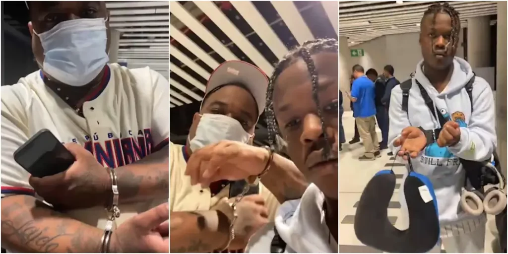 Jorge Junior y su hijo, detenidos este miércoles en el Aeropuerto Internacional de Tocumen, en Panamá