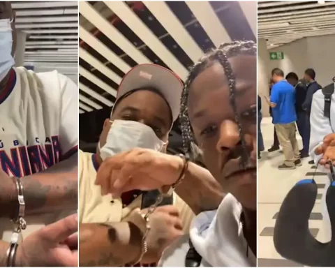 Jorge Junior y su hijo, detenidos este miércoles en el Aeropuerto Internacional de Tocumen, en Panamá