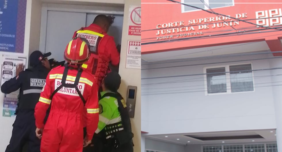 Junín: For the second time, PJ workers are trapped in the elevator