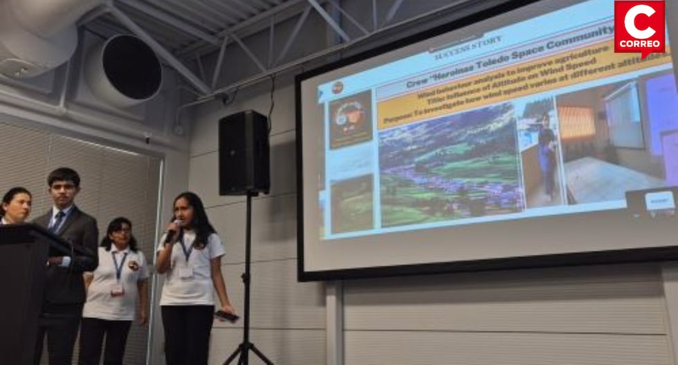 Junín: Students from Concepción give a conference at NASA