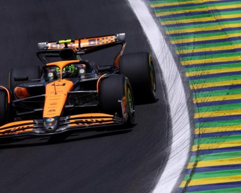 Lando Norris leads Brazilian GP practice