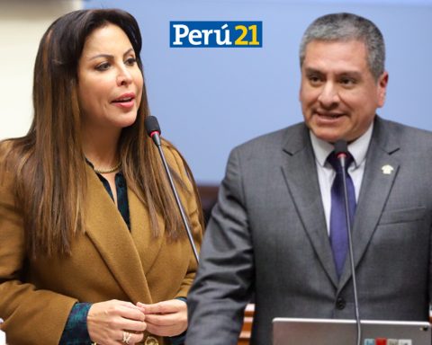 Patricia Chirinos y Luis Aragonés