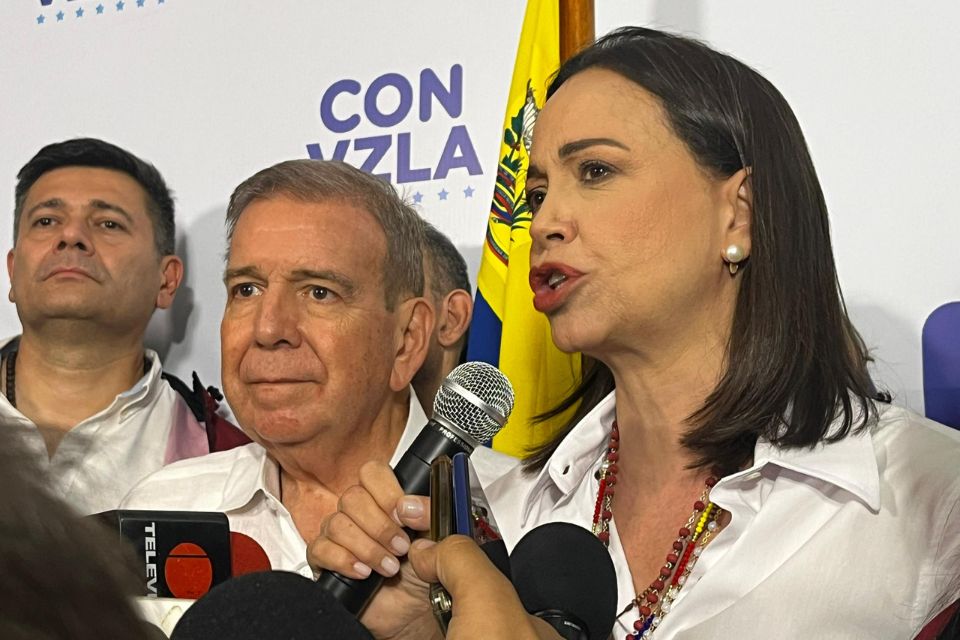 Machado and González Urrutia demand "justice and freedom" for all political prisoners