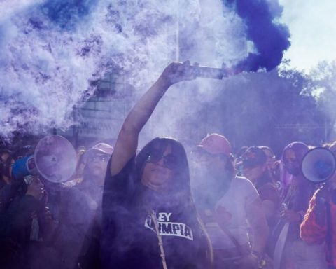 March against gender violence concludes with a white balance in CDMX