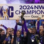 Marta is champion with Orlando Pride in the women's football league in the USA