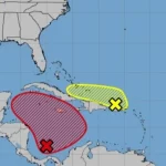 Meteorólogos alertan de la potencial formación de dos depresiones tropicales en el mar Caribe