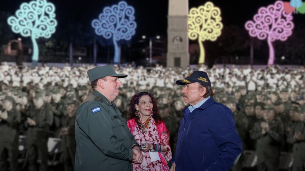 Military, to stand at attention and obey Rosario Murillo by constitutional order