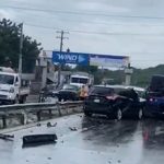 Accidente múltiples en Santiago deja varios heridos