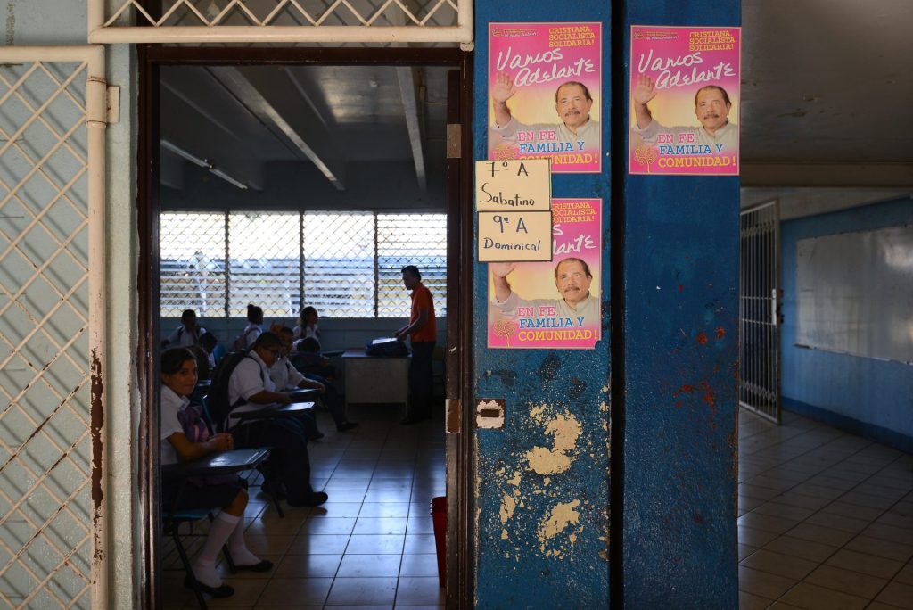 Nicaraguan educational system, postponed. Students are not learning to read or write