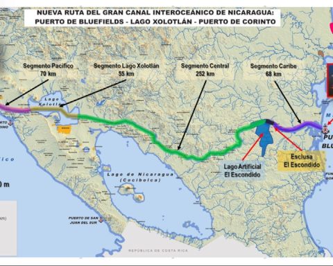 Ortega changes the route of the Interoceanic Canal: it now crosses Chontales and Lake Managua, to Corinto