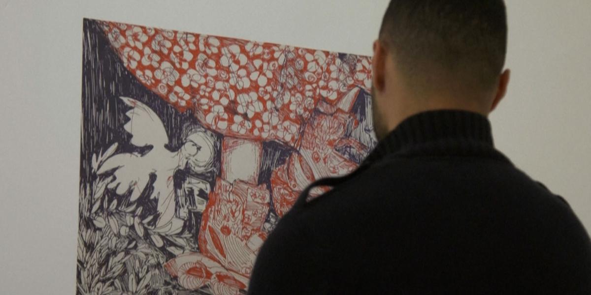 Palestinian artists expose the suffering of the war in Gaza in Jordan