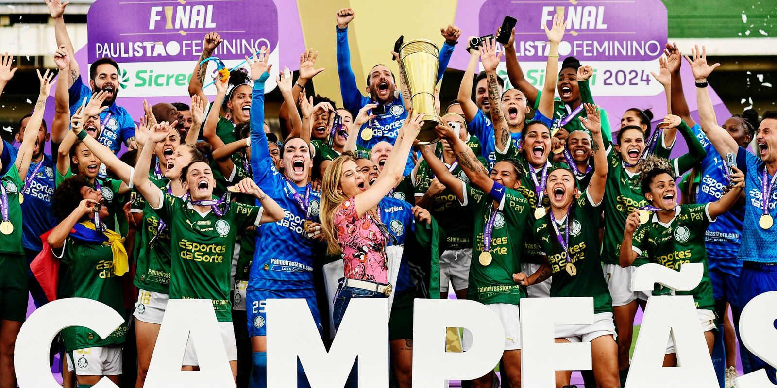 Palmeiras wins Paulistão Feminino by beating Corinthians on penalties