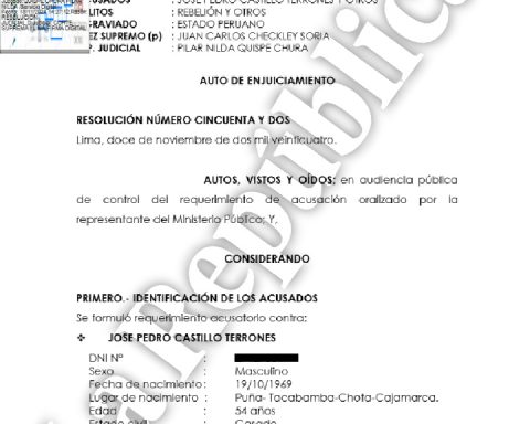 Pedro Castillo: who are the people under investigation who will accompany the former president at the start of the coup d'état trial?