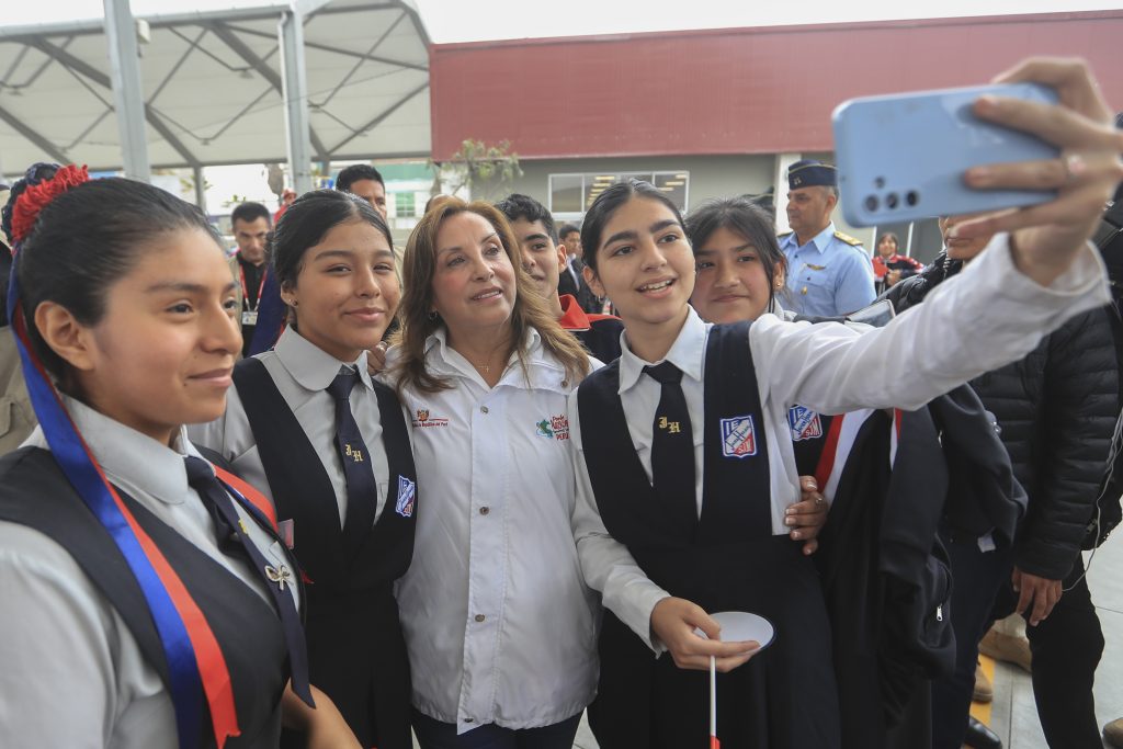 Escuela Bicentenario I.E. Javier Heraud, en San Juan de Miraflores.