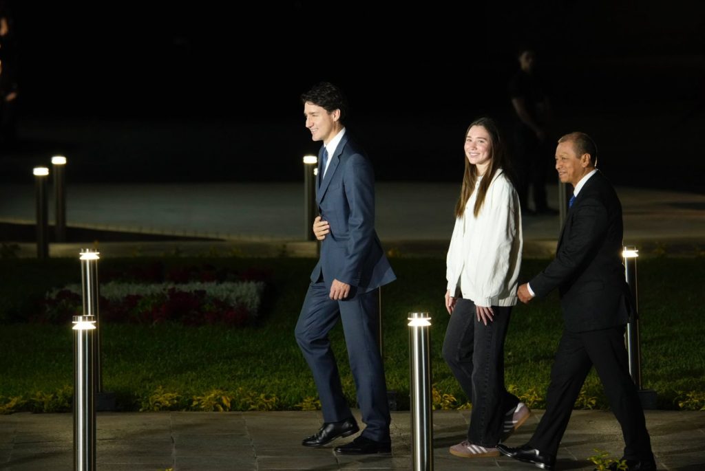 Prime Minister of Canada, Justin Trudeau, arrives in Peru to participate in the APEC Forum