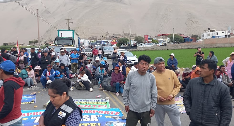 Protest by artisanal miners: They block the Ocoña bridge again, in Arequipa