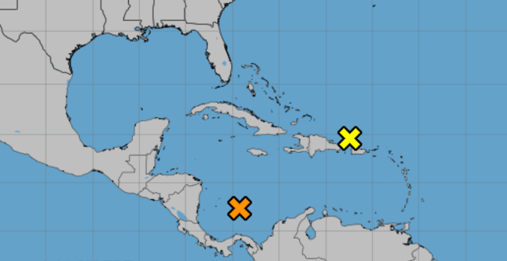 Marcadas en el mapa las zona de interés para Cuba