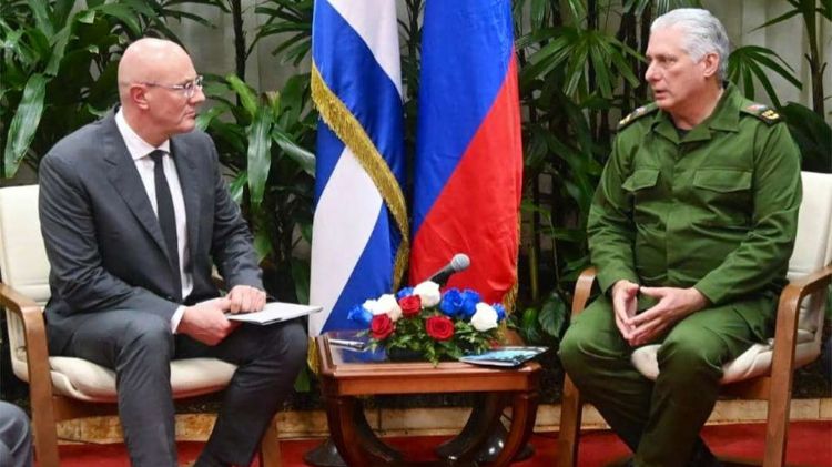 Encuentro entre Miguel Díaz-Canel y Dmitri Chernichenko