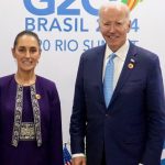 Sheinbaum meets with Biden at G-20; they talk about migration and violence