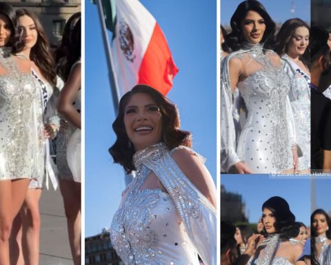 Sheynnis Palacios records open night of Miss Universe 2024 and causes a sensation in the Zócalo of Mexico