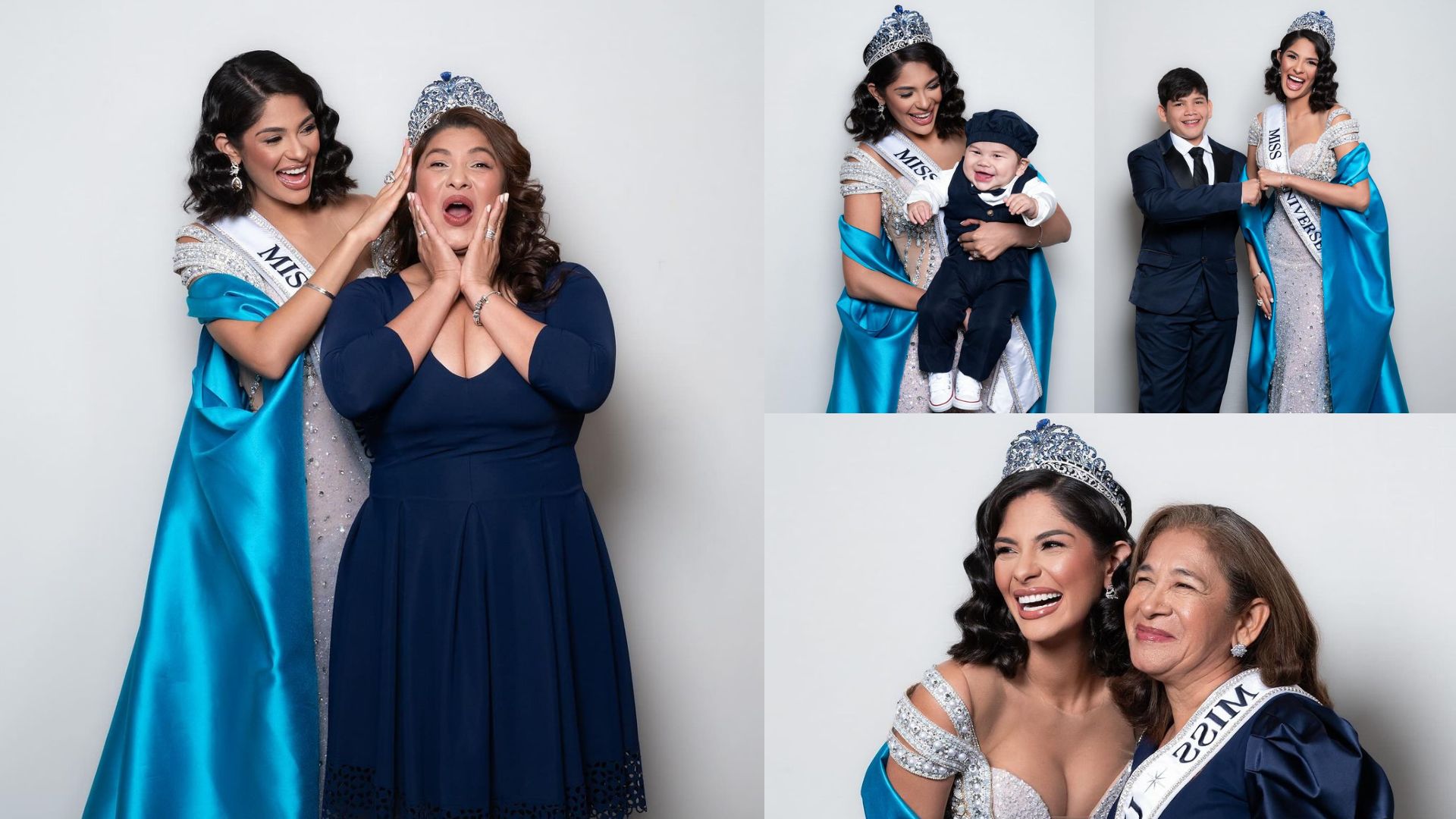 Sheynnis Palacios says goodbye to her Miss Universe crown in an emotional family photo session