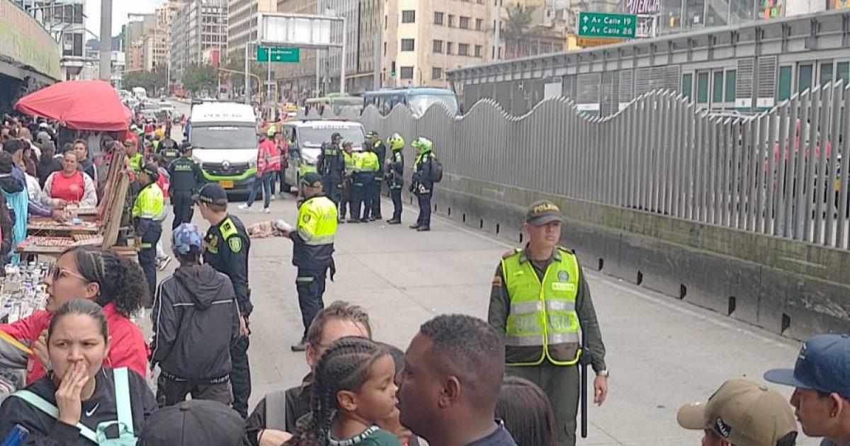 Shooting in San Victorino leaves two dead and unleashes fear in the center of Bogotá