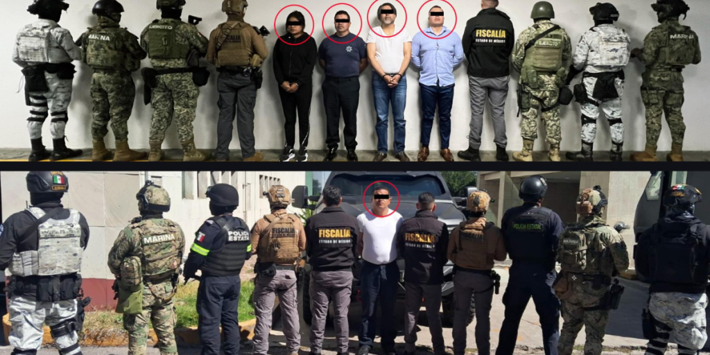 Swarm Operation: Network of officials linked to organized crime in Edomex is dismantled