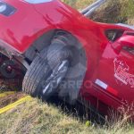 Tarma: Car falls into a well and three passengers are injured