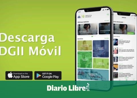 The DGII announces improvements and new functions in the mobile application