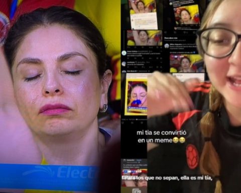 La hincha que "soñó" con la victoria: la historia de la tía Sandra que se quedó dormida en el Colombia vs. Ecuador