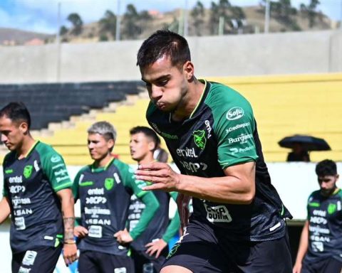 The loads increase in the training sessions of the Bolivian team