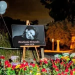 Homenaje póstumo a la actriz cubana Broselianda Hernández, en Miami Beach, el 22 de noviembre de 2020