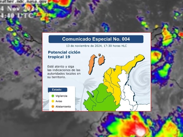 Aumenta la probabilidad de formación de ciclón en el Caribe: alerta para varias regiones colombianas