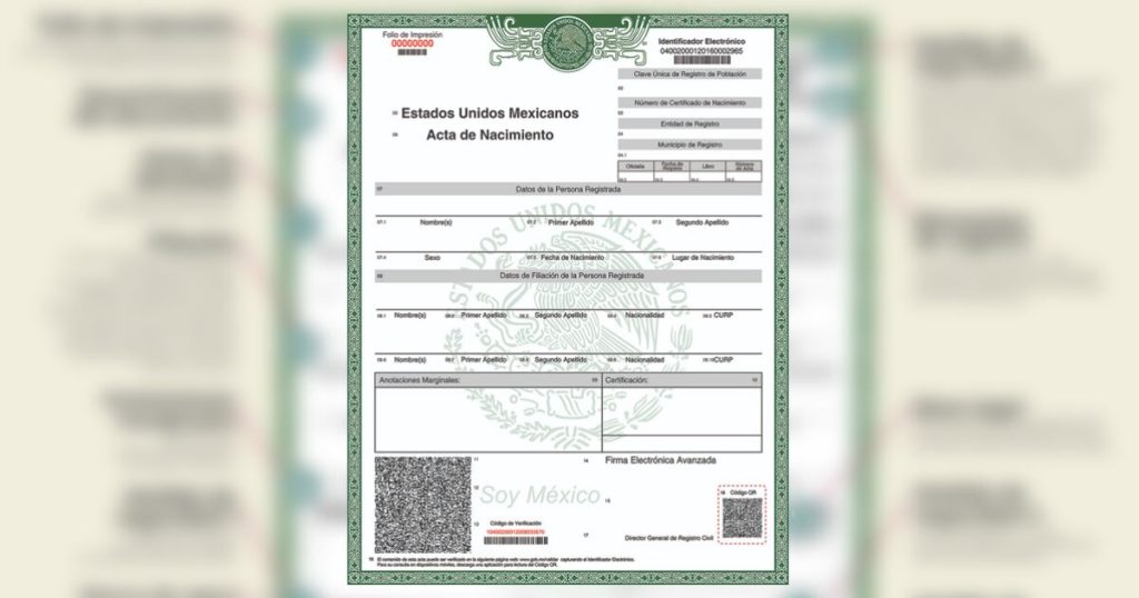 These are the security elements of certified birth certificates