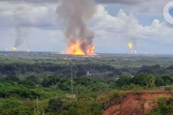 They control fire at PDVSA's Muscar Plant in Monagas