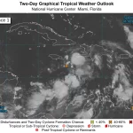 They warn about the possible development of a tropical depression south of Cuba