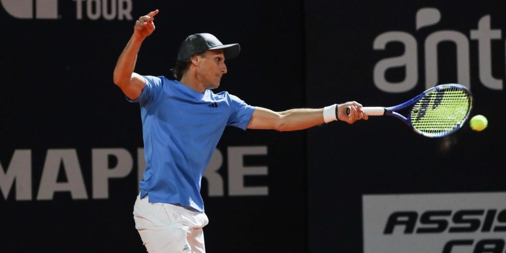 This is how Diego Forlán's debut in the doubles at the Uruguay Open went