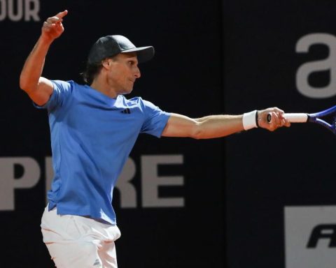 This is how Diego Forlán's debut in the doubles at the Uruguay Open went