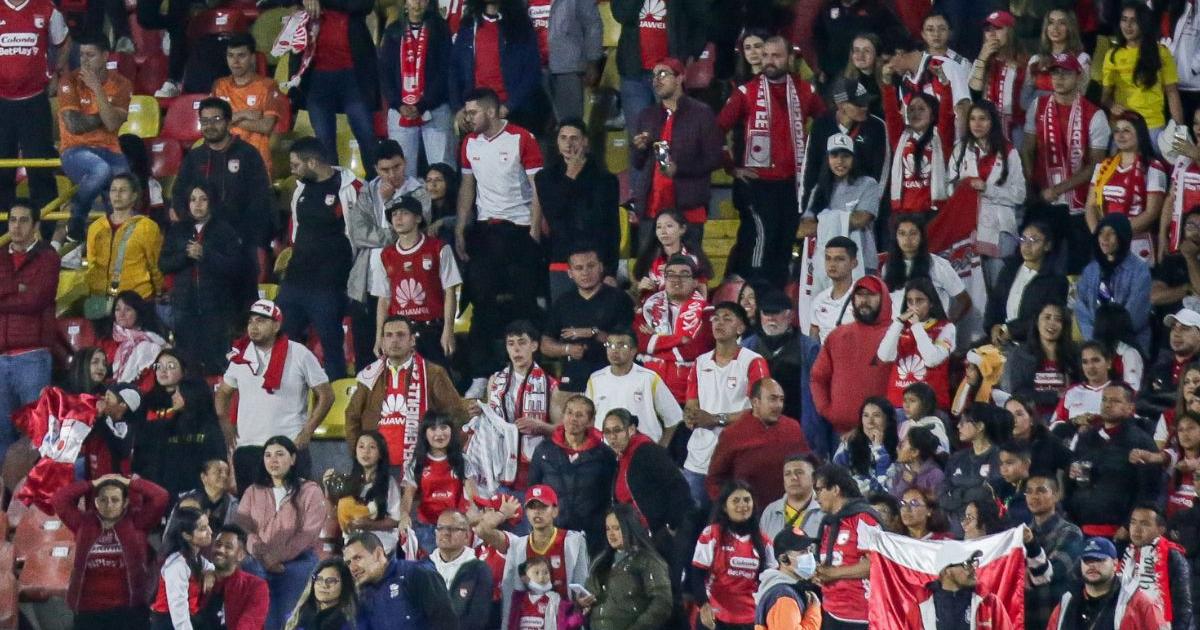 [Video] Santa Fe Grandstand celebrated Leo Castro's goal in the capital's classic